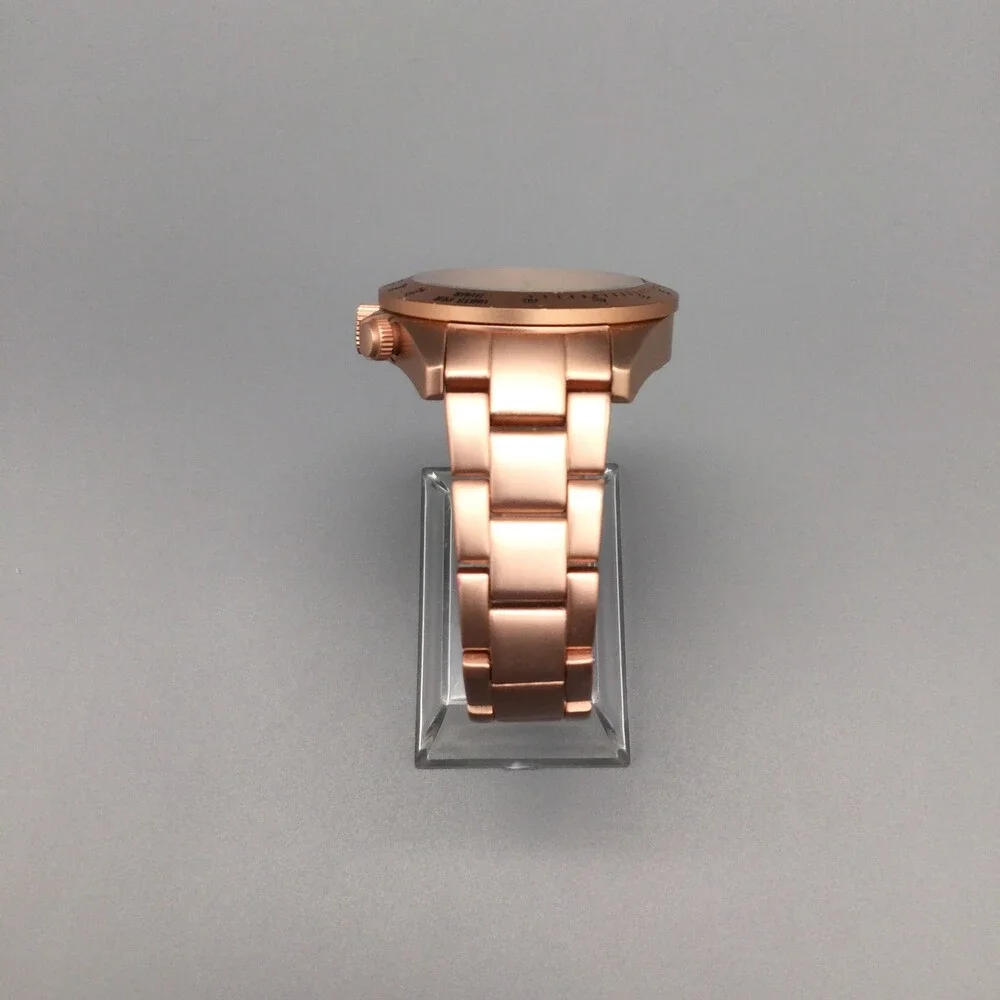A_line Amore Chronograph Women Watch 40mm Rose Gold Tone New Battery 6.5